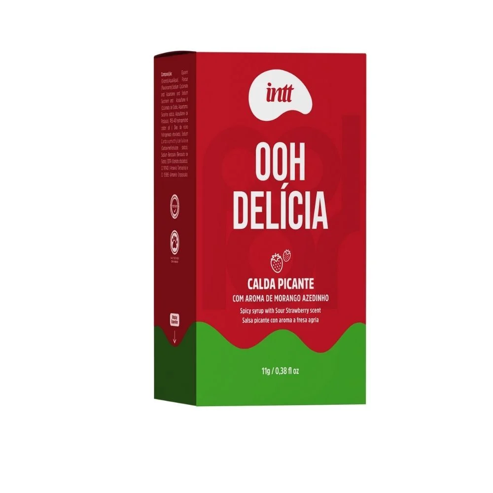 Ooh Delicia Calda Pulsante Morango - Imagem 2