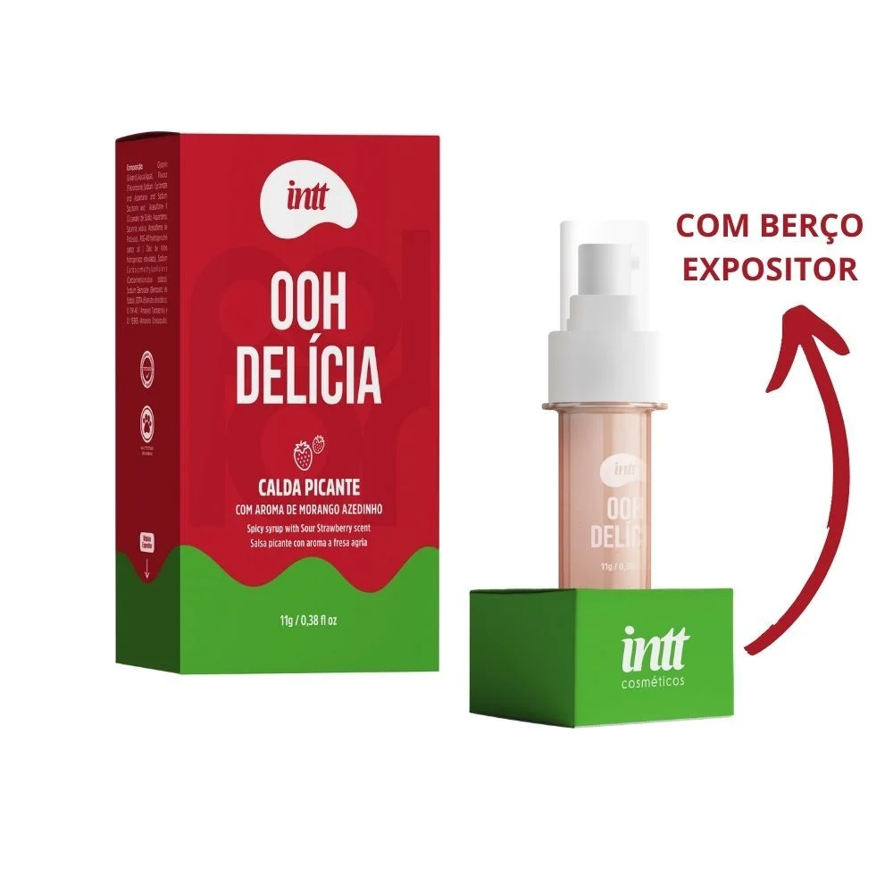 Ooh Delicia Calda Pulsante Morango - Imagem 3